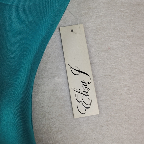 NWT Eliza J Sleeveless Side-tuck Ruffle Dress in Jade Size 0 Retail $148 - Picture 7 of 11